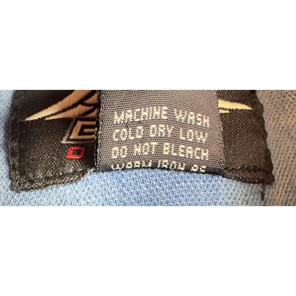 Biker Design Shirt Men XL Laconia 2009 Motorcycle Week Eagle Print Frayed Edges - Picture 6 of 8